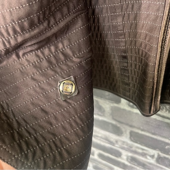 Marciano Guess Shayna Drape Leather Jacket - size 6 - Picture 8 of 15